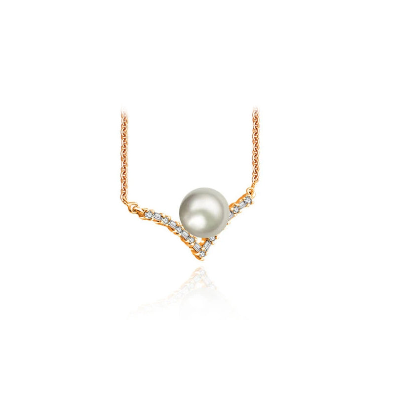 【BUBBLE TEA】Venus Pearl Necklace 18K Gold