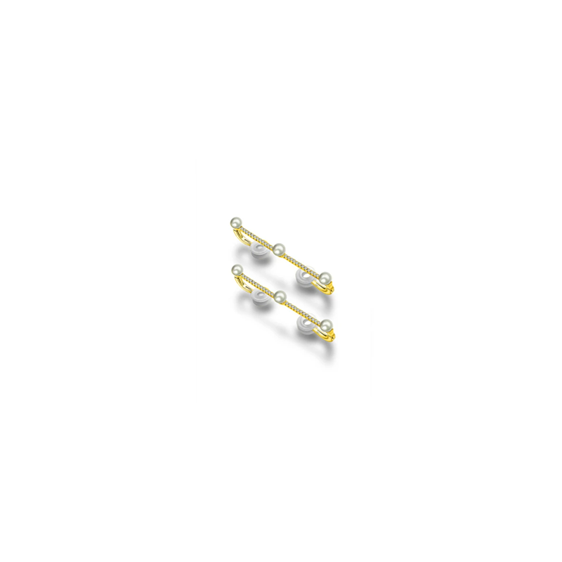 ·【BUBBLE TEA】Fashion's Nite Out Ear Cuff 18K Gold (SINGLE)