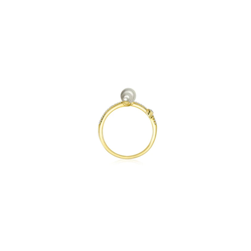 【BUBBLE TEA】Bubble Gum Diamond Pearl Ring