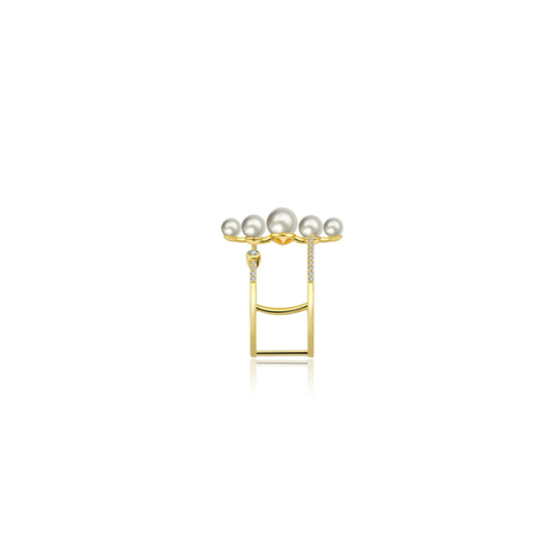 【BUBBLE TEA】Bubble Gum Diamond Pearl Ring