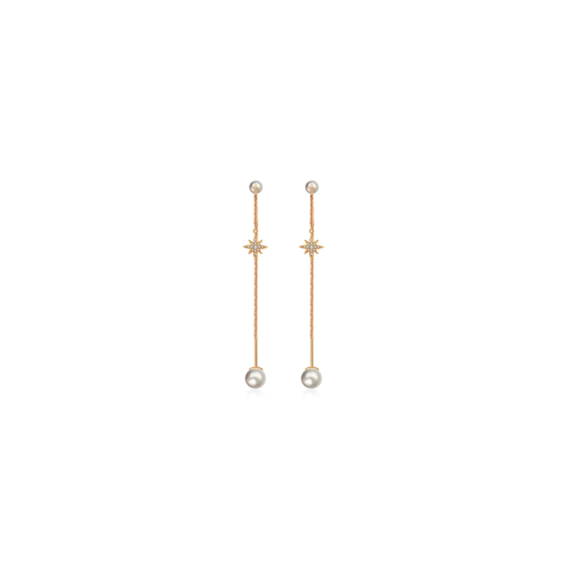 【BUBBLE TEA】Bourbon Balls Earring 18K Gold