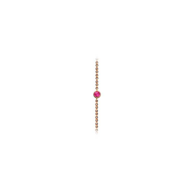 ·【TO ME, FROM ME】Tourmaline Bracelet 18K Gold Oct. Birthstone