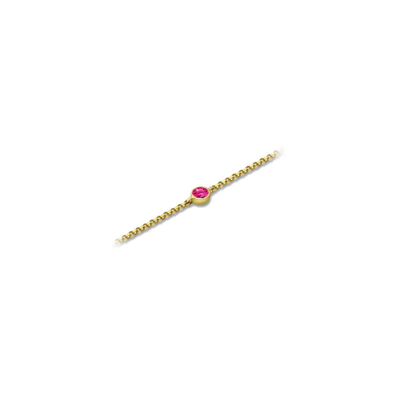 ·【TO ME, FROM ME】Tourmaline Bracelet 18K Gold Oct. Birthstone