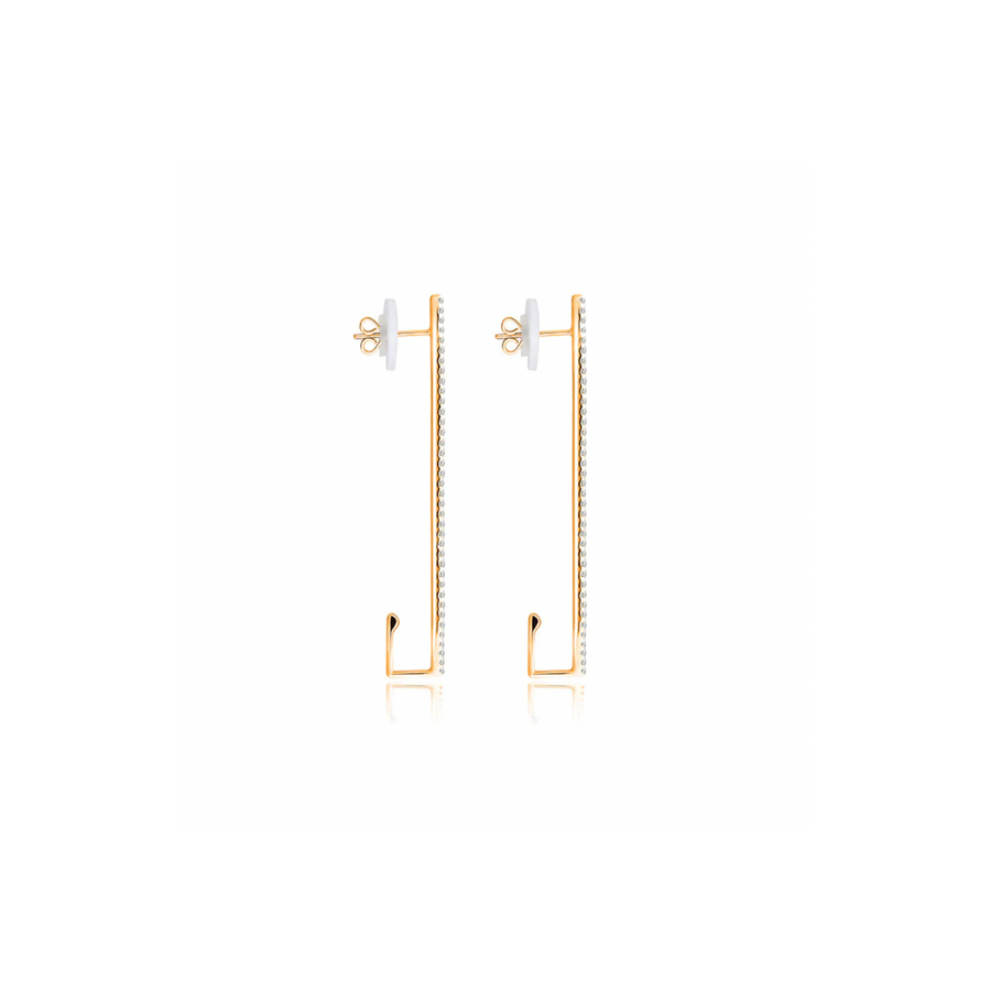 【Been There】鑽石耳夾 Diamond Ear Cuff 18K Gold