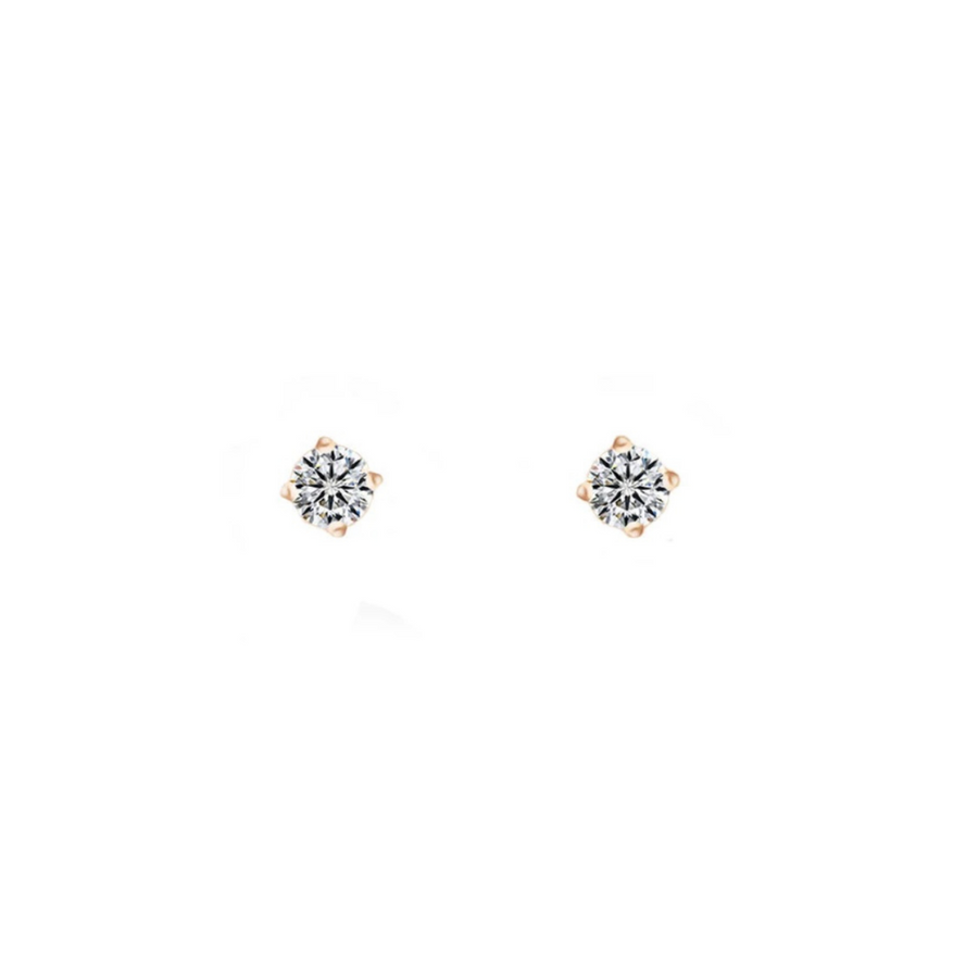 【MUST HAVE】0.4ct Classic Diamond Earstuds 18K Gold