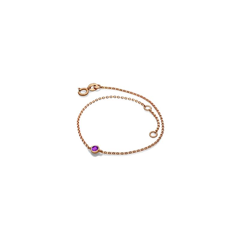 ·【TO ME, FROM ME】Amethyst Bracelet 18K Gold Feb. Birthstone