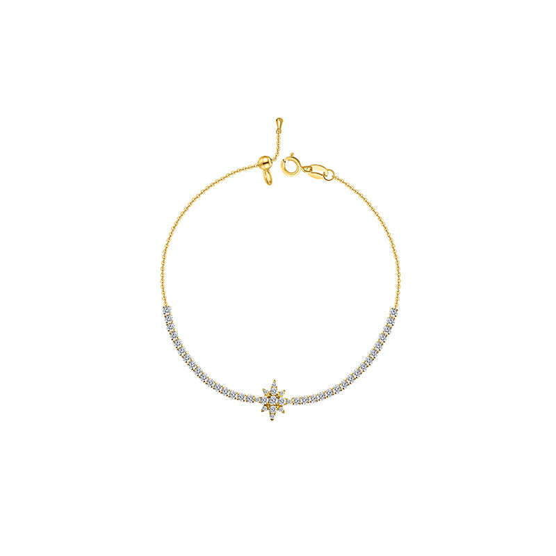 【BEEN THERE】Paris Star Diamond Bracelet 18K Gold