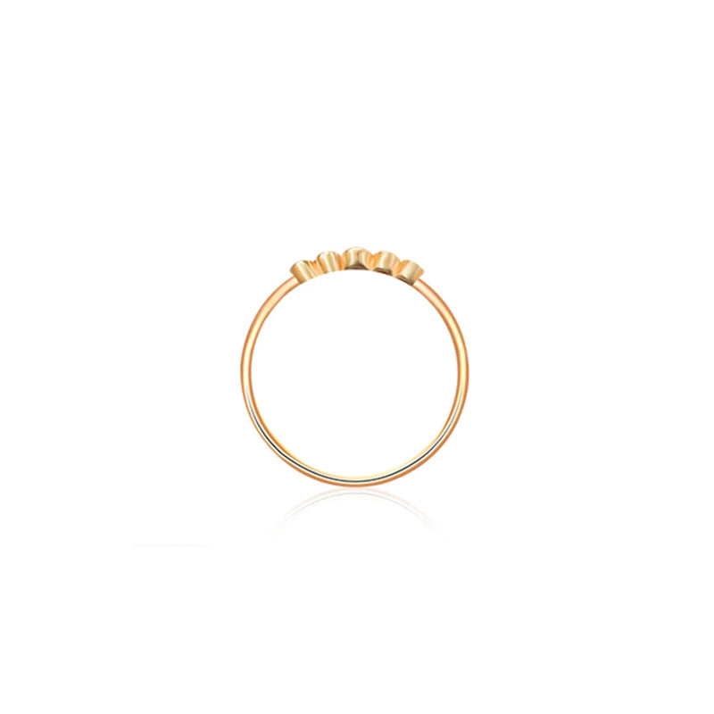 【DIAMOND RING】Canelé Diamond Ring 18K Gold